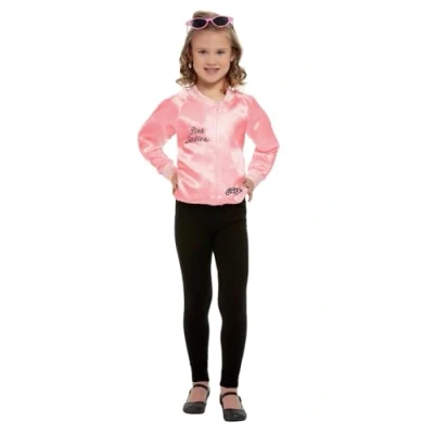 Imagen de Smiffys Cazadora de las Pink Ladies Grease, Rosa, con logotipo