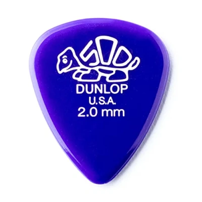 Imagen de JIM DUNLOP Púas Delrin 500 2,00mm Saco de 12