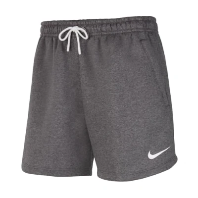 Imagen de NIKE Womens Shorts W Nk FLC Park20 Short Kz, Charcoal Heathr/White/White, CW6963 071, XS