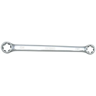 Imagen de KS TOOLS 518.0863 Llave estrella doble 180 E14xE18 Acero cromo vanadio