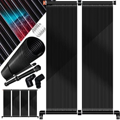 Imagen de KESSER® Calentador Solar para Piscinas, de Agua, Piscinas l Se Puede Ampliar según Las Necesidades Plástico Resistente a los Rayos UV, 600 x 70 cm