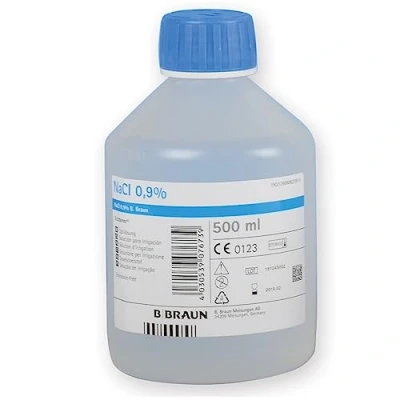 Imagen de B Braun, Solución salina estéril Ecotainer, para una irrigación rápida con volumen elevado de solución, 500 ml, 36555