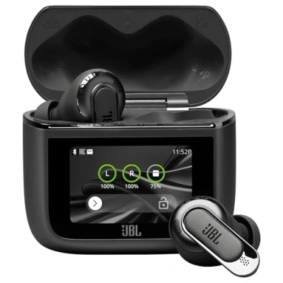 Imagen de Auriculares True Wireless JBL Tour Pro 3, Autonomía 44 h, 6 Micrófonos, Negro