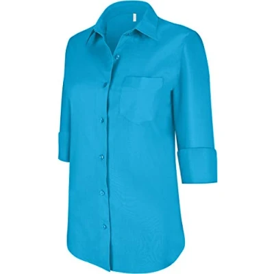 Imagen de Kariban Chemise Femme Manches 3/4