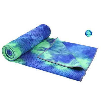 Imagen de YEESEE Yoga Towel Super Soft, Sweat Absorbent, Non Slip Bikram Hot Towels Size for Mat Ideal &amp; Pilates Shochiku