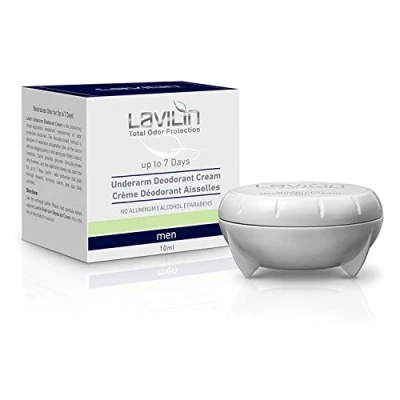 Imagen de LAVILIN Crema desodorante para axilas hombres Hasta 7 días Sin alcohol ni aluminio