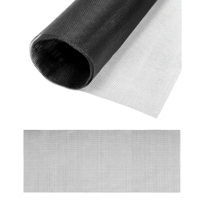 Imagen de QWORK® malla mosquitera ventana, de fibra vidrio, 120x300cm, mantiene la circulación aire fresco, negro, 18