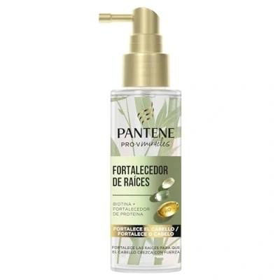 Imagen de Pantene Crecimiento con Fuerza Fortalecedor de Raíces 100ml. Tratamiento Biotina y Proteínas. Fortalece las Raíces, Crece el Pelo, Da Volumen Fuerza. Para Pelo Seco Dañado