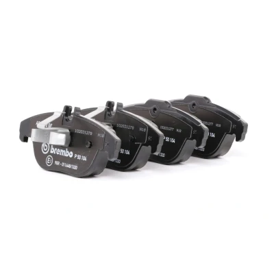 Imagen de BREMBO P 50 104 Juego de pastillas freno preparado para indicador desgaste con clip émbolo sin accesorios MERCEDES BENZ: GLK, Clase C Berlina