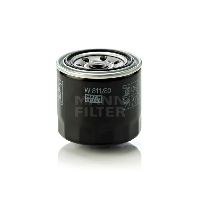 Imagen de MANN FILTER W 811/80 Filtro de aceite M 20 X 1.5 con válvula bloqueo retorno enroscable HYUNDAI: Elantra V Berlina, Tucson Furgón / SUV