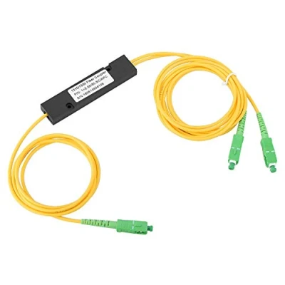 Imagen de Garsent Splitter óptico de Fibra, SC 1X2 PLC Singlemode Fibra Óptica SC/UPC PCL