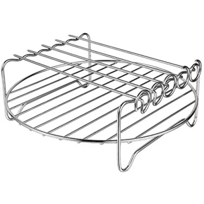 Imagen de Rejilla para Freidora de aire _HD9904/00 doble capa estante RackAir Grill con brochetas Accesorios