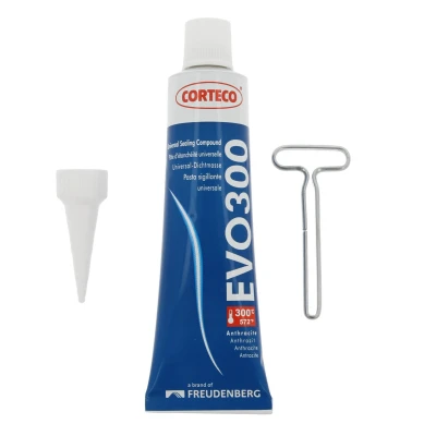 Imagen de CORTECO 49372187 Material de estanqueidad Tubo Silicona 70 elástico antracita