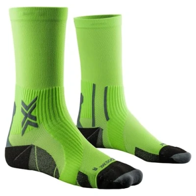 Imagen de X Socks Run Perform Crew, Calcetines, Unisex adulto, Fluo Green/Opal Black, 39 41