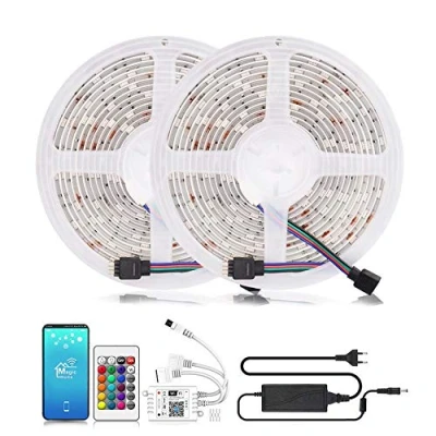 Imagen de Arote Tiras de Luces LED RGB SMD5050 Tira luz Impermeable Barra para sala estar, tv, bar, etc. (12V 10M WIFI Kit IP65)