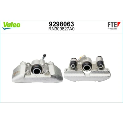 Imagen de FTE 9298063 Pinza de freno gris Hierro fundido Eje trasero, derecha sin soporte TOYOTA: Yaris I Hatchback