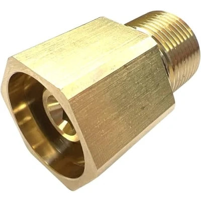 Imagen de M&amp;M Smartek Adaptador adecuado para/compatible con Kärcher como Easy!Lock TR22, M22 x 1,5 AG, etc. (adaptador TR22 a AG), Black