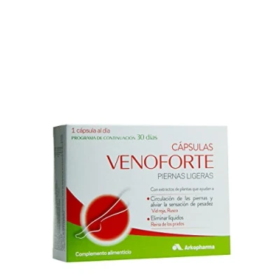 Imagen de ARKOPHARMA S.A LABORATORIO FARMACEUTICO Venoforte 30 Cap.