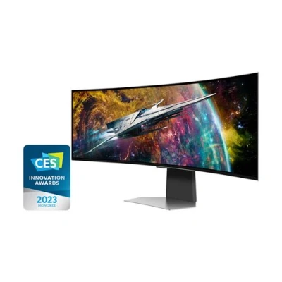 Imagen de Monitor gaming Samsung Odyssey G9 LS49CG954SUXEN , 49&quot;, OLED, 0.03 ms, 240 Hz, WiFi, Bluetooth, Silver