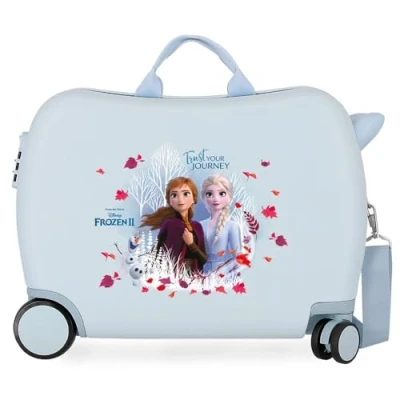 Imagen de Disney Frozen Trust your journey Maleta Infantil Azul 50x38x20 cms Rígida ABS Cierre combinación 38L 2,1Kgs 4 Ruedas Equipaje de Mano