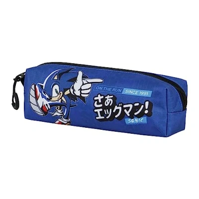 Imagen de Sonic the Hedgehog Sega On Run Estuche Portatodo Cuadrado FAN 2.0, Azul, 21 x 8 cm