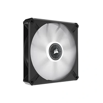 Imagen de CORSAIR ML140 LED ELITE, 140 mm Ventilador PWM (Tecnología AirGuide, Rodamiento de Levitación Magnética, Funciona a Velocidades 1.600 RPM, Ocho LED, Ruido Reducido) Paquete Simple, Blanco