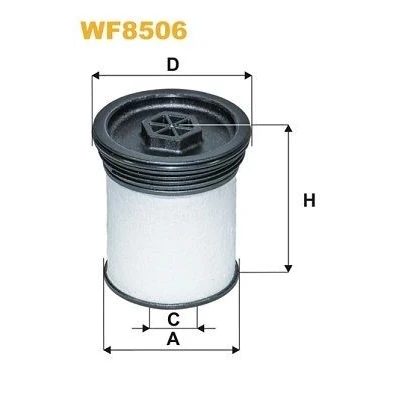 Imagen de Filtro de combustible WIX FILTERS WF8506