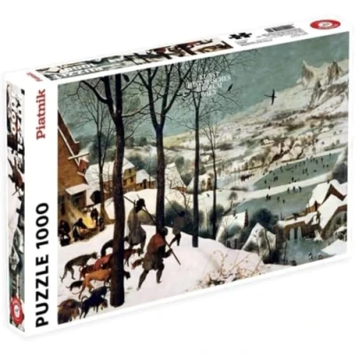 Imagen de Piatnik 552342 Puzzle Cazadores en la nieve Brueghel 1000