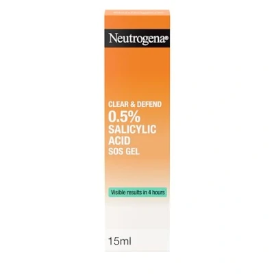 Imagen de Neutrogena Clear &amp; Defend SOS Gel con 0,5% de ácido salicílico, 15 ml