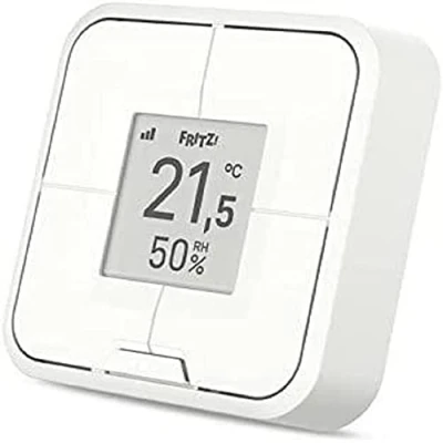 Imagen de AVM FRITZ!DECT 440 Botón portátil y configurable para el funcionamiento inteligente en hogar, control de dispositivos inteligentes FRITZ!, FRITZ!Box con base DECT), color blanco