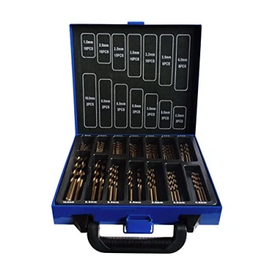 Imagen de Recubierto DE Titanio 99 Pieza Juego brocas/KIT EN CAJA Metal HSS Madera Plástico