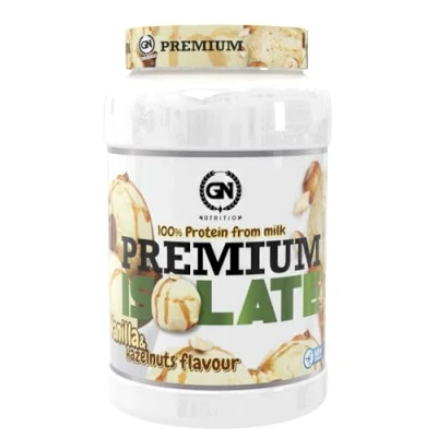 Imagen de GN Nutrition Premium Iso Whey Protein 100% 1Kg Proteina Aislada Vainilla Hazelnuts Ideal Para Crecimiento Muscular y Recuperación