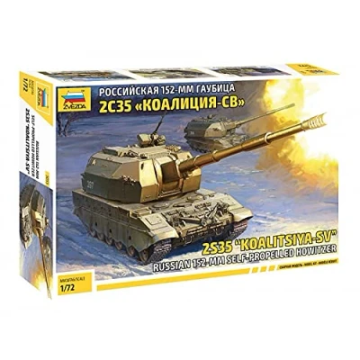 Imagen de Zvezda 5055 Koalitsya SV Self Propell.Howitzer kit de construcción plástico, para montar, réplica detallada, sin pintar