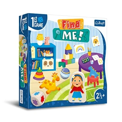 Imagen de Trefl Find me, Primer Juego de Mesa para los más pequeños, Encontrar Objetos, cooperativo niños Elementos Grandes, Aprender Jugando, 02345