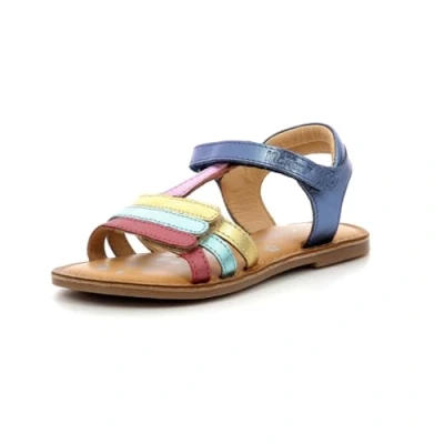 Imagen de KICKERS Diamanto, Sandalia Niñas, Marine Metal Multico, 32 EU