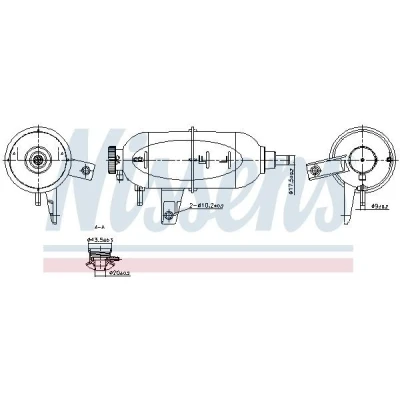 Imagen de NISSENS 996331 Depósito de Agua 0,6 con caperuza TOYOTA: HILUX 3 Pritsche/Fahrgestell (KUN1, TGN3, TGN2, TGN1,