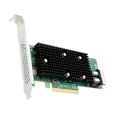 Imagen de LSI LOGIC Controlador de Memoria BROADCOM 05 50008 01 HBA 9400 8i Tarjeta Plug in Perfil bajo Negro/Verde/Plata