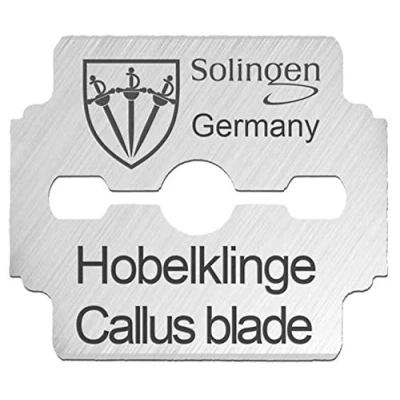 Imagen de 3 Swords Germany 100 hojas de recambio para cortacallos, podología Made in Solingen (7490)