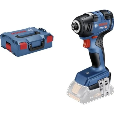 Imagen de Bosch Professional 18V System GDR 200 Atornillador de impacto a batería (200 Nm, tornillos Ø M6 M16, sin batería, en L BOXX)