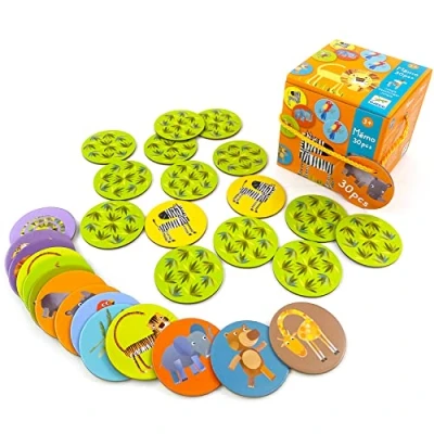 Imagen de Djeco Juegos de acción y reflejosJuegos educativosDJECOEducativos Memo Jungla, Multicolor (DJ08159)