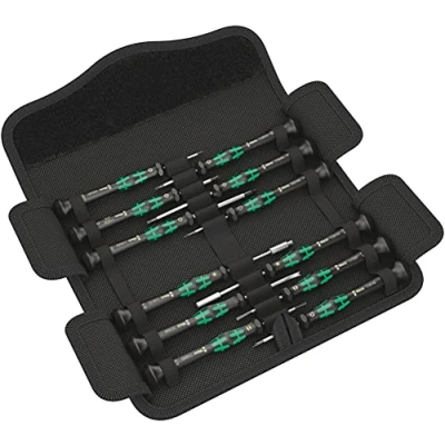 Imagen de WERA 05073677001 Kraftform Micro 12 Electronics 1 Juego de destornilladores para usos electrónicos