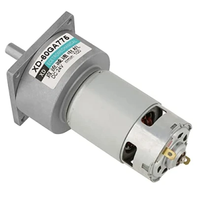 Imagen de motor de engranaje Mini DC 12 V/24 V 35 W velocidad ajustable gran par CW/CCW (24 100 rpm)