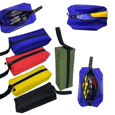 Imagen de Cremalleras utilidad impermeable lienzo bolsa multicolor/Pequeña tornillos clavos herramienta organizador vacías resistente/mini vacío