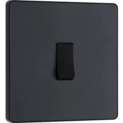 Imagen de BG Electrical Evolve Interruptor de luz intermedio, 20 A, color gris mate