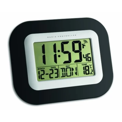 Imagen de TFA Dostmann 60.4503 Digitale Reloj de Pared (Negro)