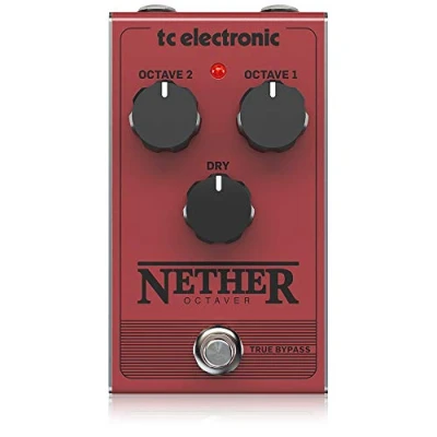 Imagen de TC Electronic NETHER OCTAVER Classic All Analog Octave Pedal con 1 o 2 octavas por debajo del original para agregar un extremo inferior cálido y profundo