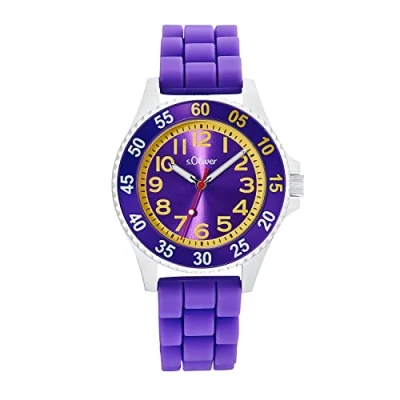 Imagen de s.Oliver Reloj para niños, Talla: One Size, Lila