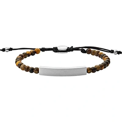 Imagen de Fossil Pulsera Para Hombre Vintage Casual, Longitud: 170mm 250mm Marrón Semipreciosa, JF03176040