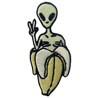Imagen de Parche termoadhesivo para la ropa, diseño de Extranjero Banana