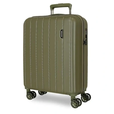 Imagen de Movom Wood Maleta de Cabina Amarillo 40x55x20 cms Rígida ABS Cierre TSA 37L 2,8 kgs 4 Ruedas Dobles Equipaje Mano